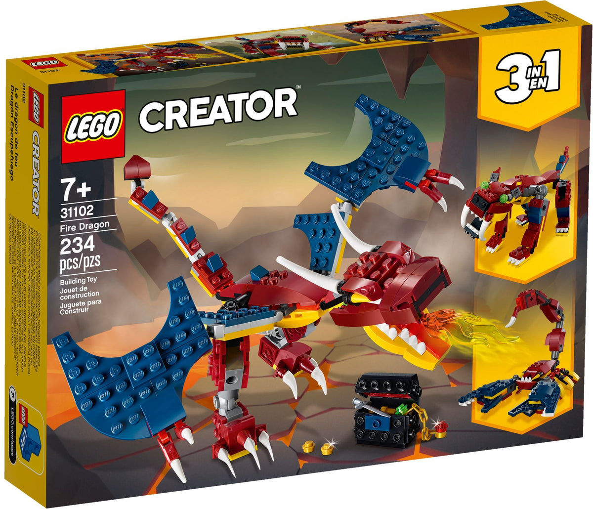 LEGO 31102 Le dragon de feu – Comme neuf | Grade A