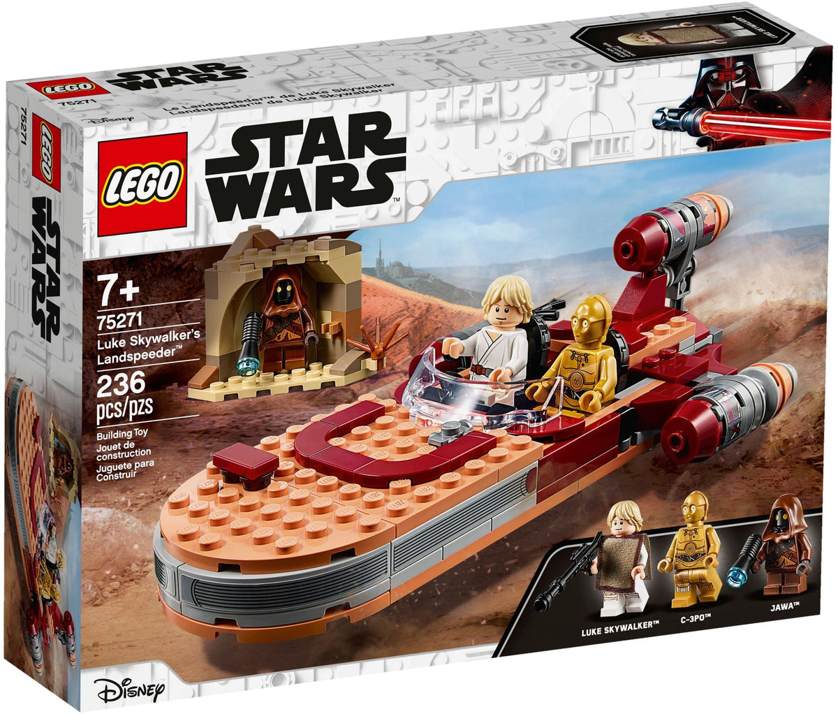 LEGO 75271 Le landspeeder de Luke Skywalker – Comme neuf | Grade A