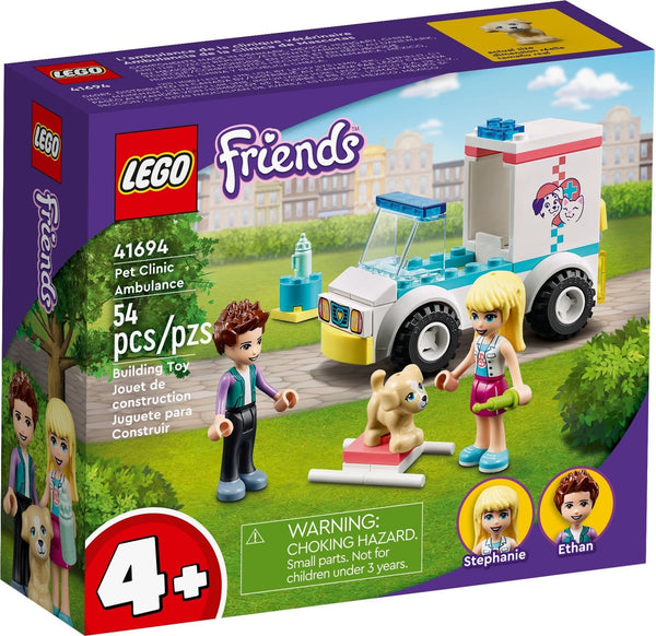 LEGO 41694 Pet Clinic Ambulance – Like New | Grade A