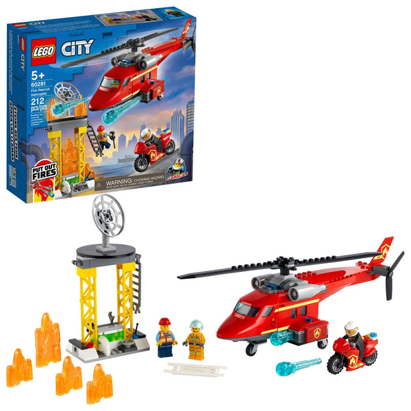 LEGO 60281 L'hélicoptère de sauvetage des pompiers – Comme neuf | Grade A