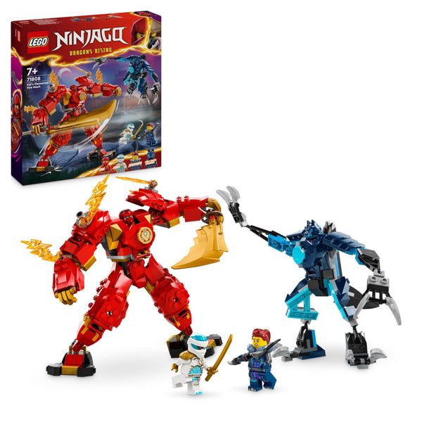 LEGO 71808 Kai's Elemental Fire Mech – Like New | Grade A
