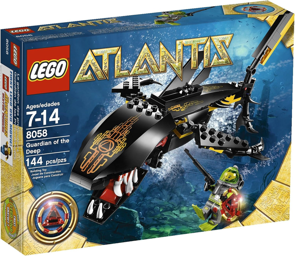 LEGO 8058 Le gardien des profondeurs – Occasion | Grade A