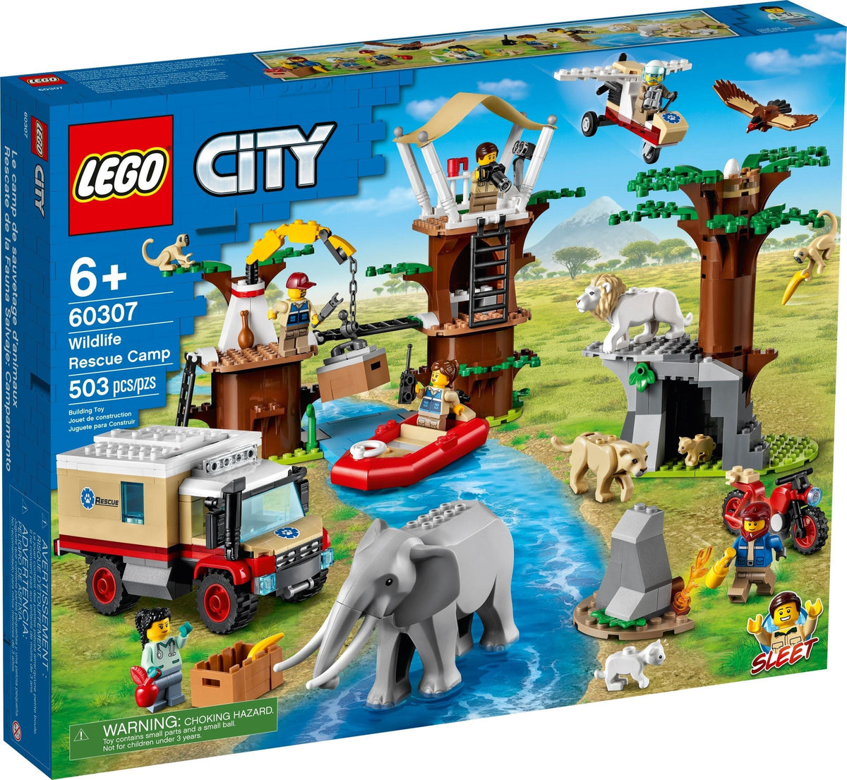 LEGO 60307 Wildlife Rescue Camp – Like New | Grade A