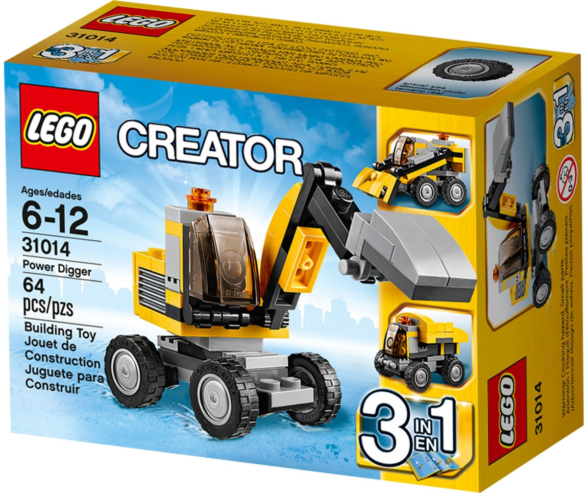 LEGO 31014 La pelleteuse puissante – Comme neuf | Grade A
