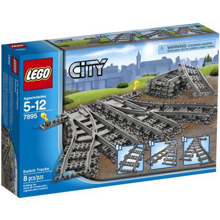 LEGO 7895 Switching Tracks for RC Trains – Used | Grade A