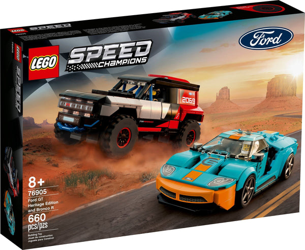 LEGO 76905 Ford GT Heritage Edition and Bronco R – Used | Grade A