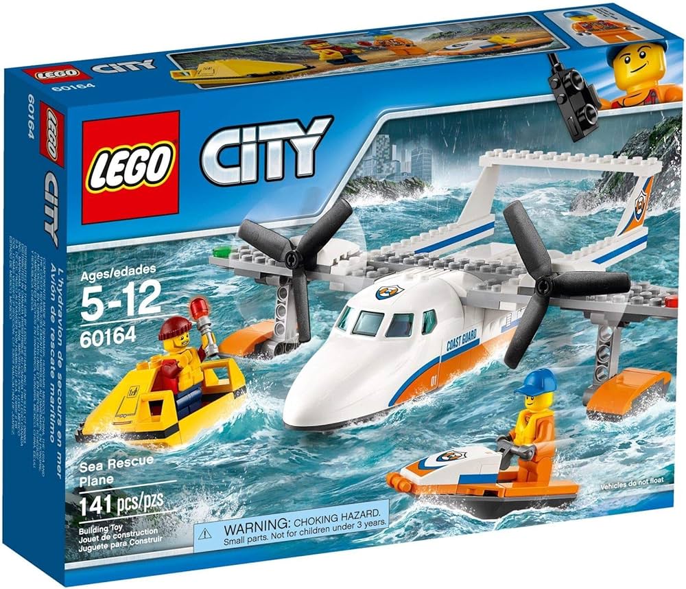 LEGO 60164 Sea Rescue Plane – Used | Grade A