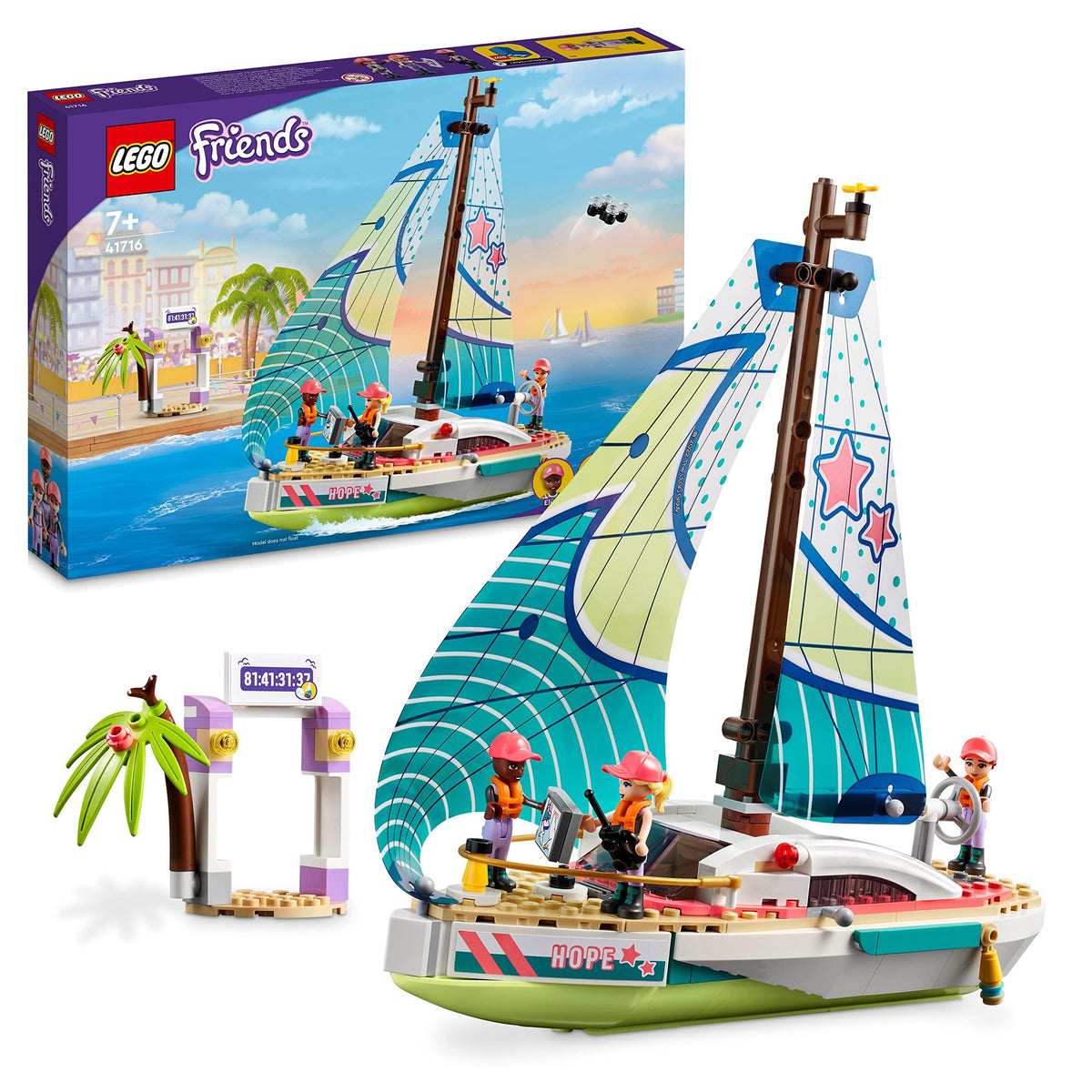 LEGO 41716 L'aventure en voilier de Stéphanie – Comme neuf | Grade A