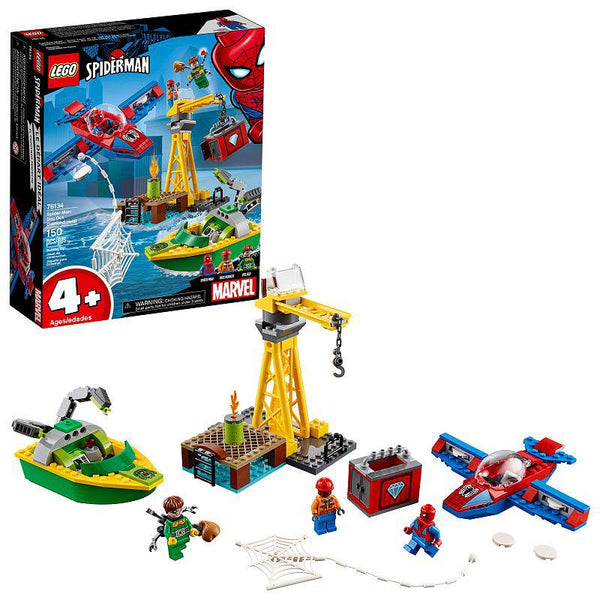 LEGO 76134 Spider-Man: Doc Ock Diamond Heist – Imperfect Box | Grade A