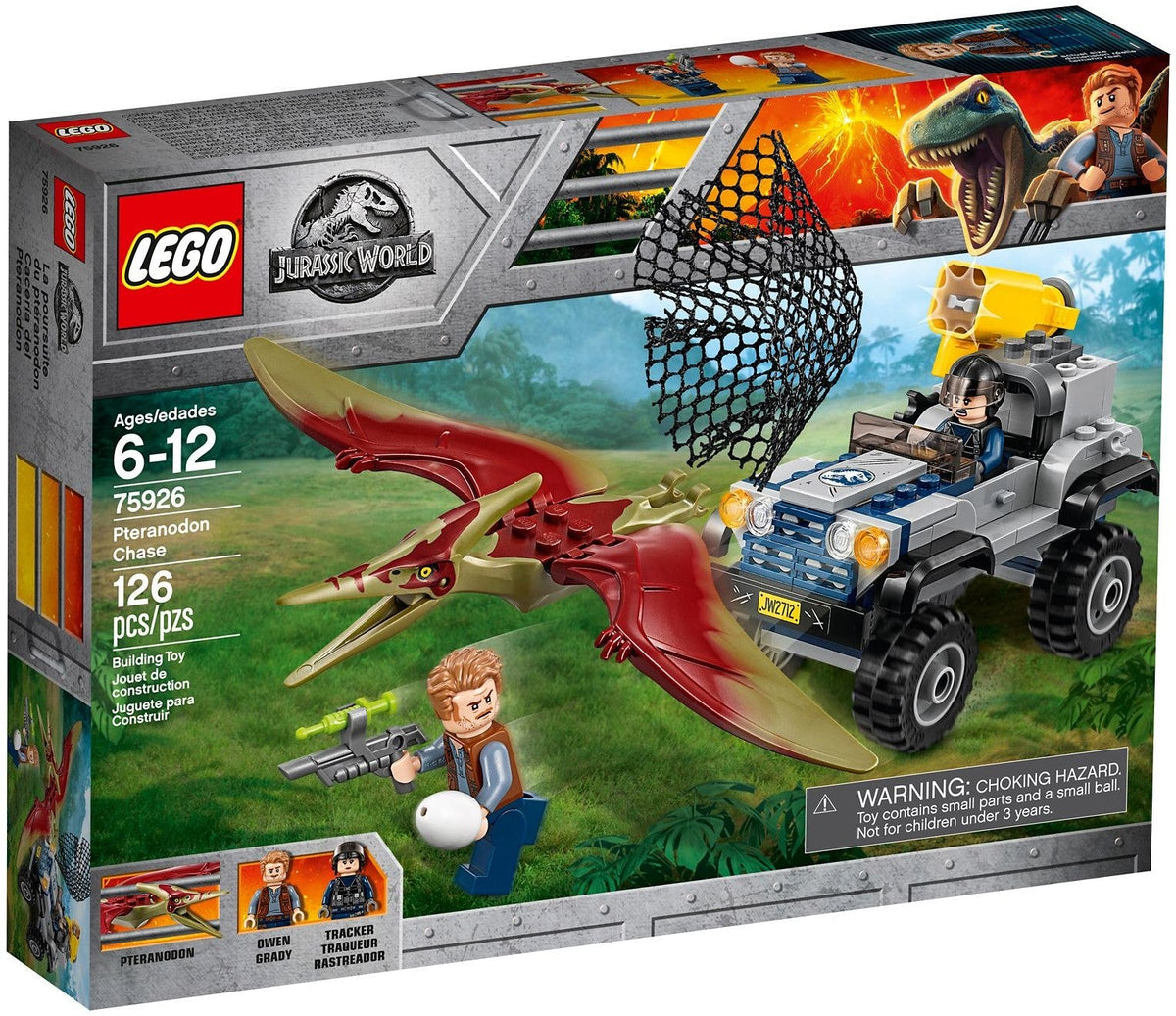 LEGO 75926 La poursuite du ptéranodon – Comme neuf | Grade A