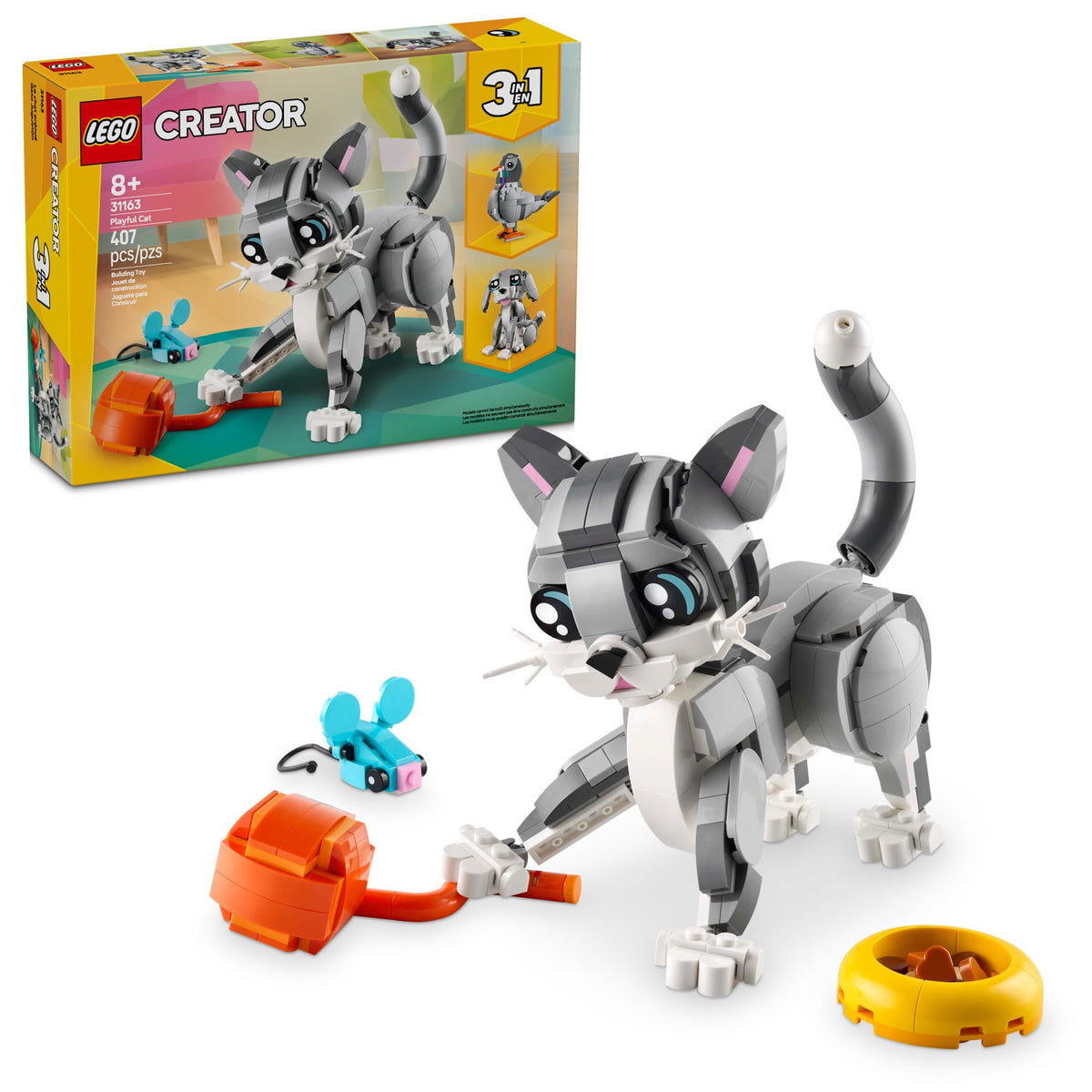 LEGO 31163 Le chat joueur – Boîte abîmée | Grade A