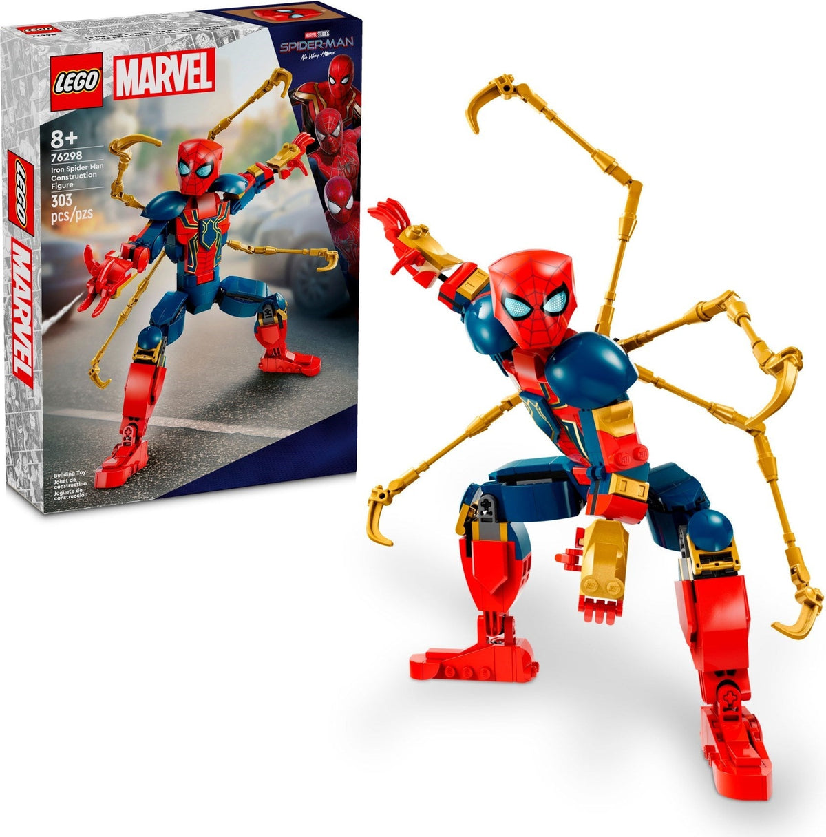 LEGO 76298 Figurine à construire Iron Spider-Man – Comme neuf | Grade A