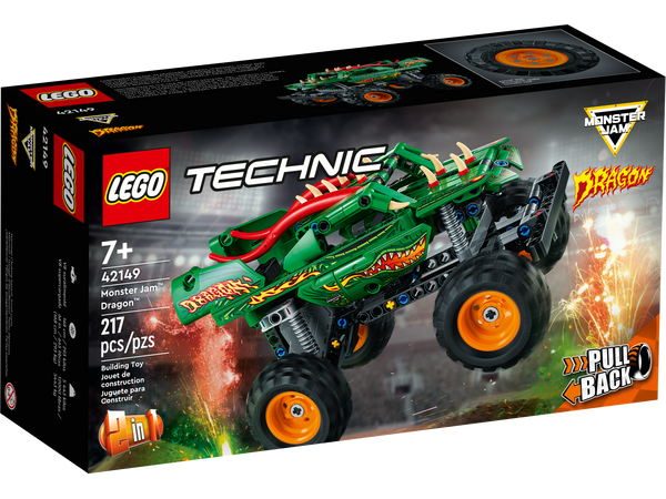 LEGO 42149 Monster Jam Dragon – Imperfect Box | Grade A