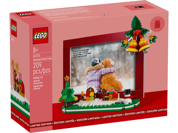LEGO 40702 Le cadre photo de Noël – Boîte abîmée | Grade A