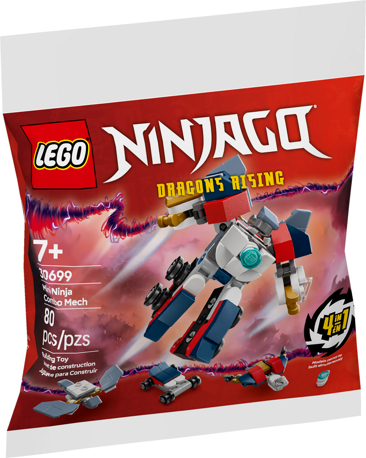 LEGO 30699 Le mini robot combiné ninja – Comme neuf | Grade A