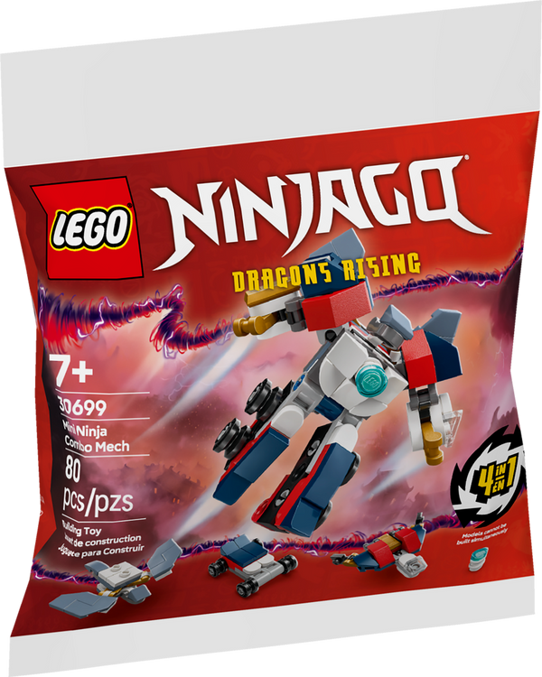 LEGO 30699 Mini Ninja Combo Mech – Like New | Grade A
