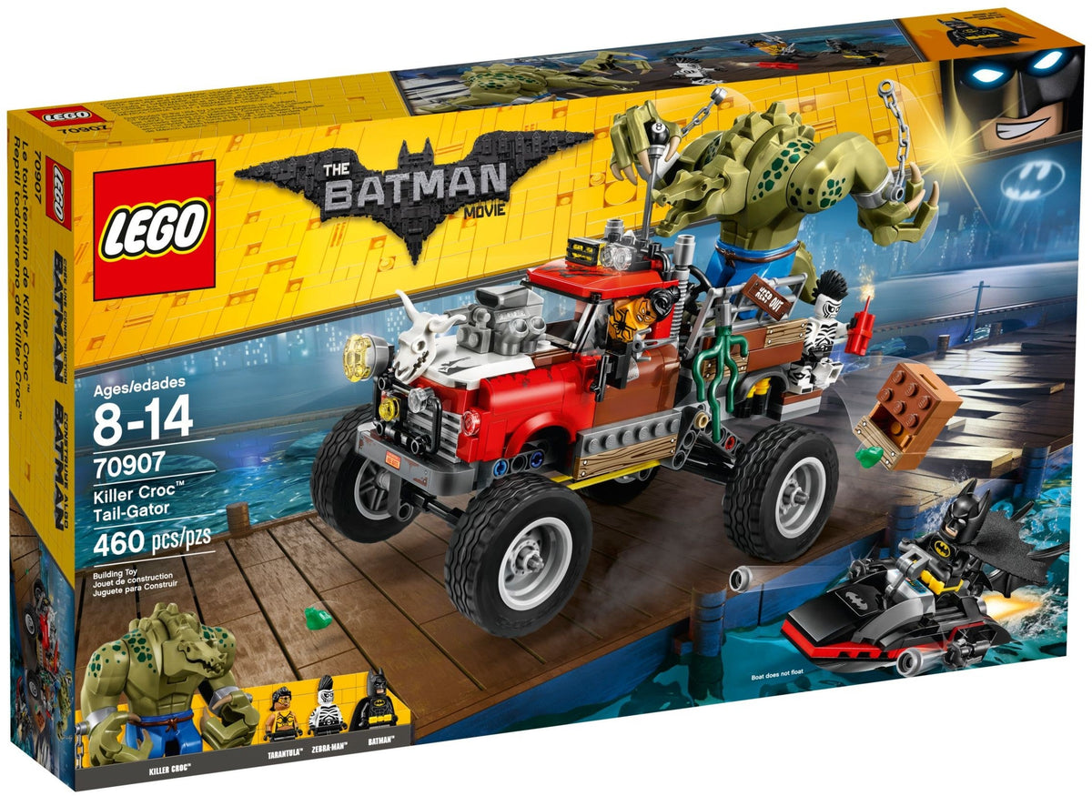 LEGO 70907 Killer Croc Tail-Gator – Imperfect Box | Grade A