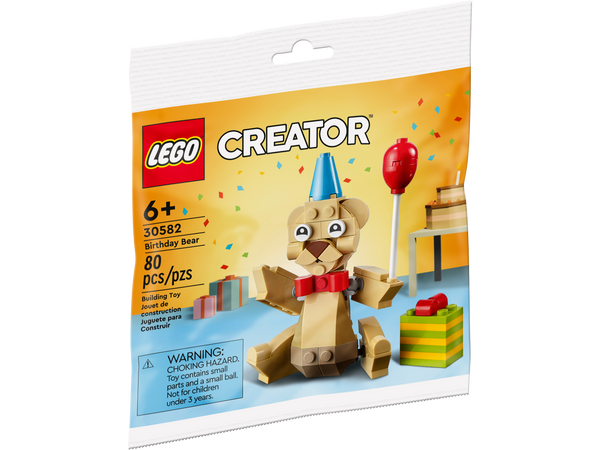 LEGO 30582 Birthday Bear – Like New | Grade A
