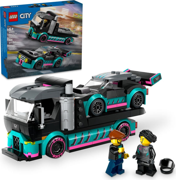 LEGO 60406 La voiture de course et le camion porte-voitures – Comme neuf | Grade A