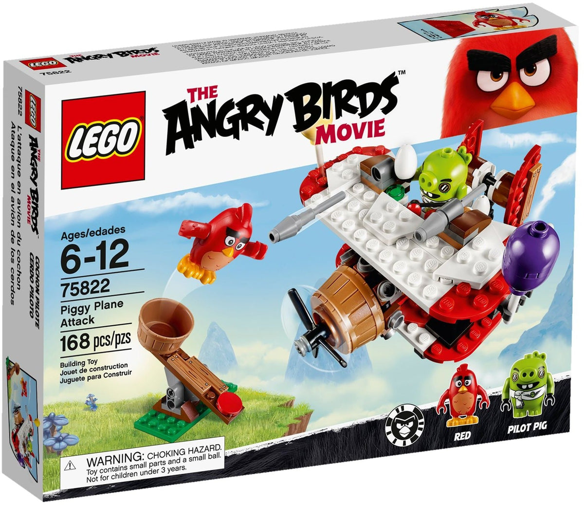 LEGO 75822 L'attaque de l'avion des cochons – Comme neuf | Grade A