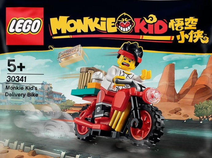 LEGO 30341 Monkie Kid's Delivery Bike – Like New | Grade A