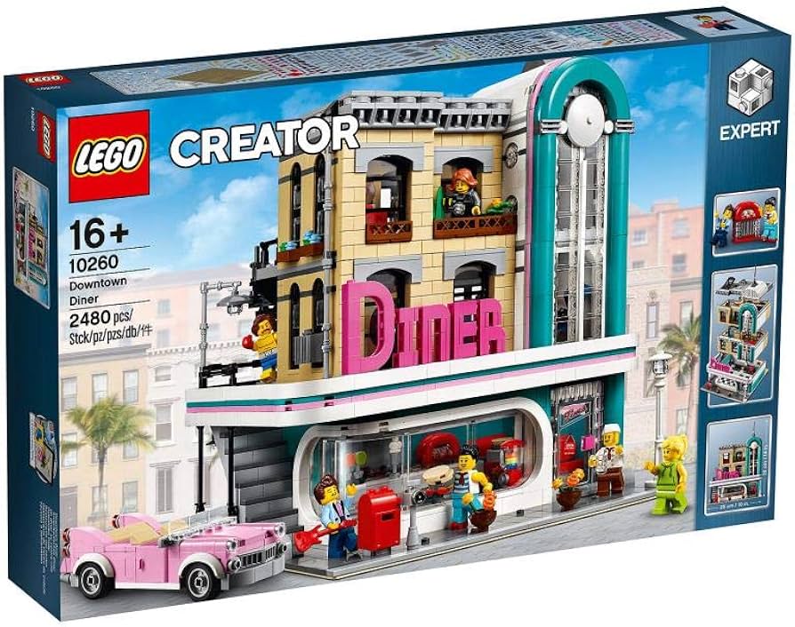 LEGO 10260 Downtown Diner – Like New | Grade A
