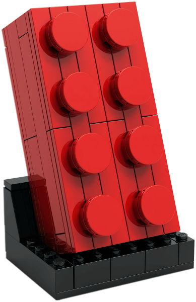 LEGO 6313287 Brique rouge 2x4 à construire (cadeau) – Comme neuf | Grade A