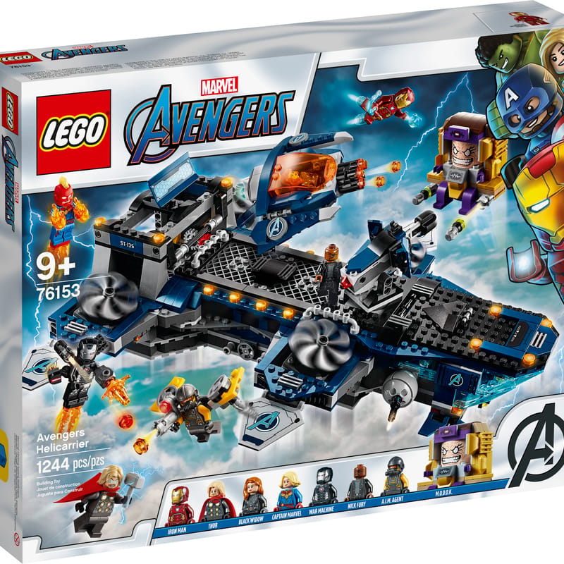 LEGO 76153 L'Héliporteur des Avengers – Boîte abîmée | Grade A
