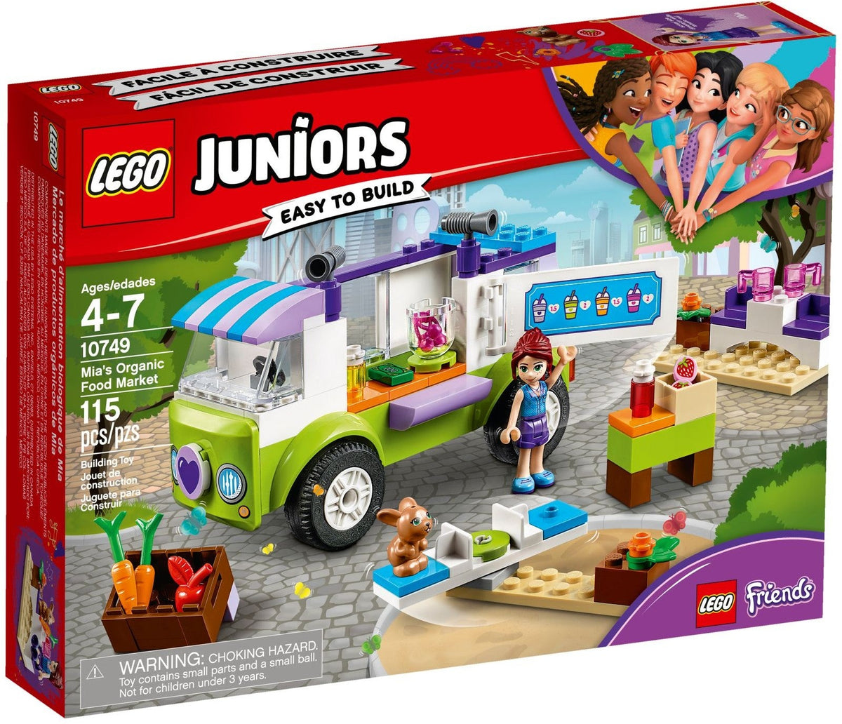 LEGO 10749 Mia's Organic Food Market – Imperfect Box | Grade A