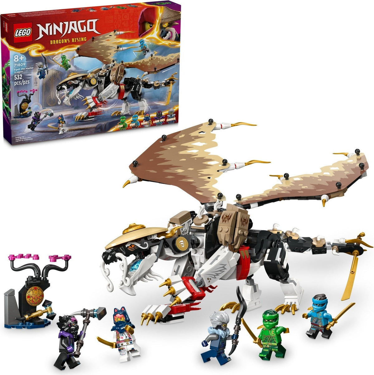 LEGO 71809 Egalt the Master Dragon – Like New | Grade A