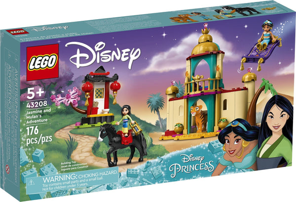 LEGO 43208 L'aventure de Jasmine et Mulan – Boîte abîmée | Grade A