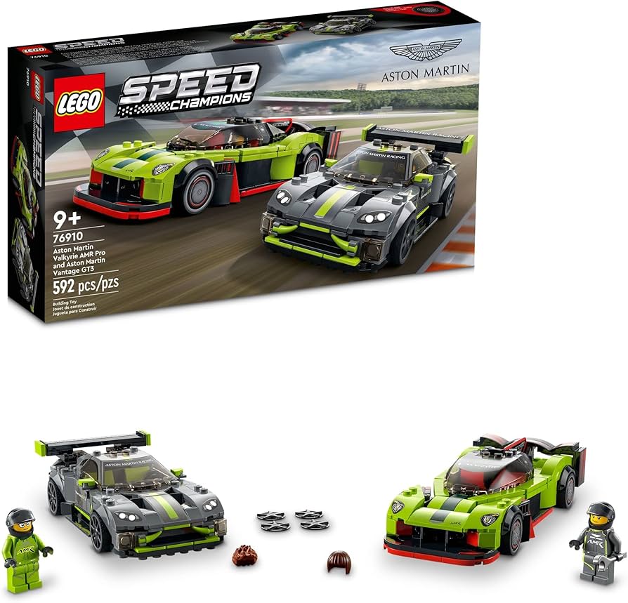 LEGO 76910 Aston Martin Valkyrie AMR Pro et Aston Martin Vantage GT3 – Comme neuf | Grade A