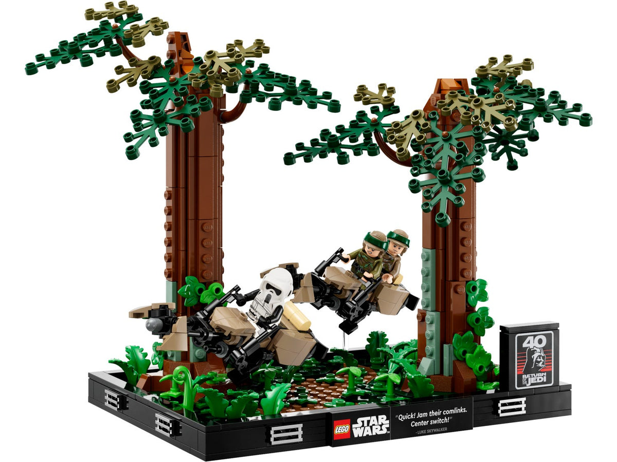 LEGO 75353 Endor Speeder Chase Diorama – Like New | Grade A