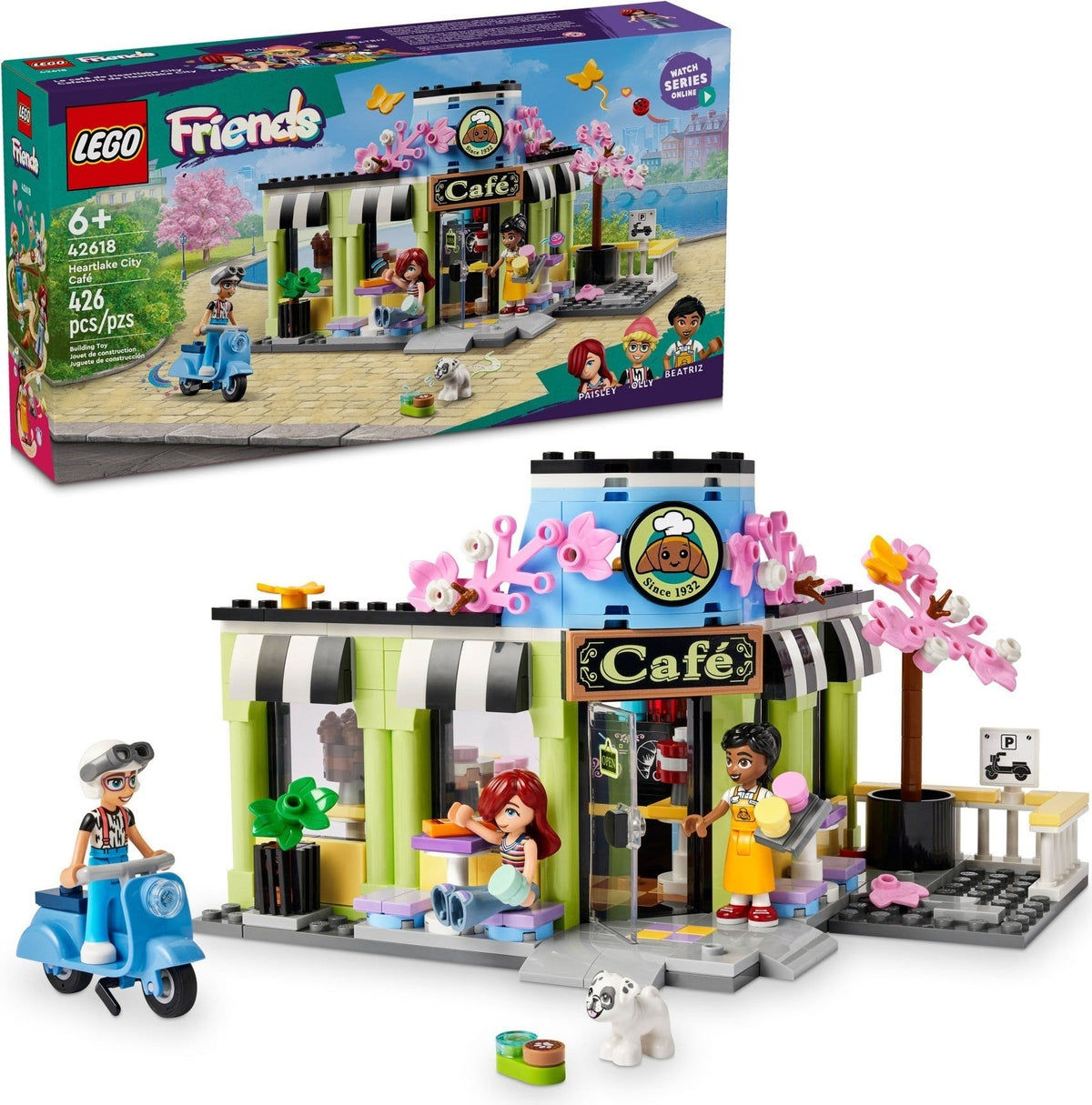 LEGO 42618 Le café de Heartlake City – Comme neuf | Grade A