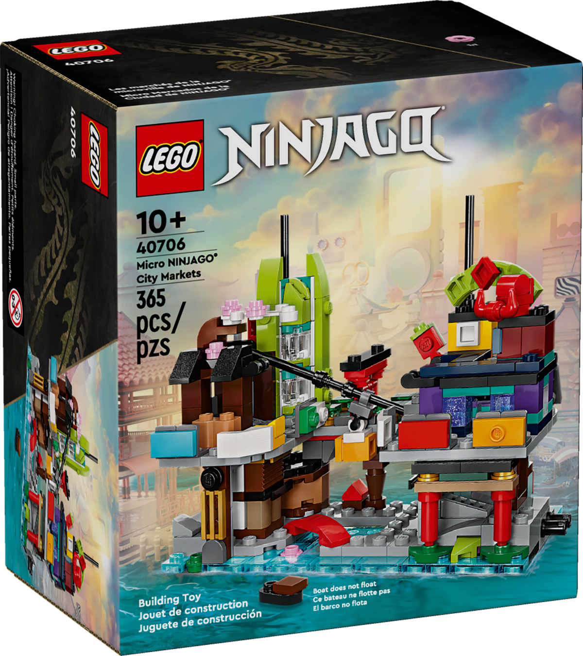 LEGO 40706 Micro Ninjago City Markets – Like New | Grade A