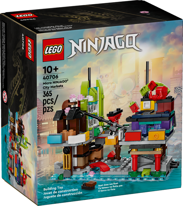 LEGO 40706 Micro Ninjago City Markets – Like New | Grade A