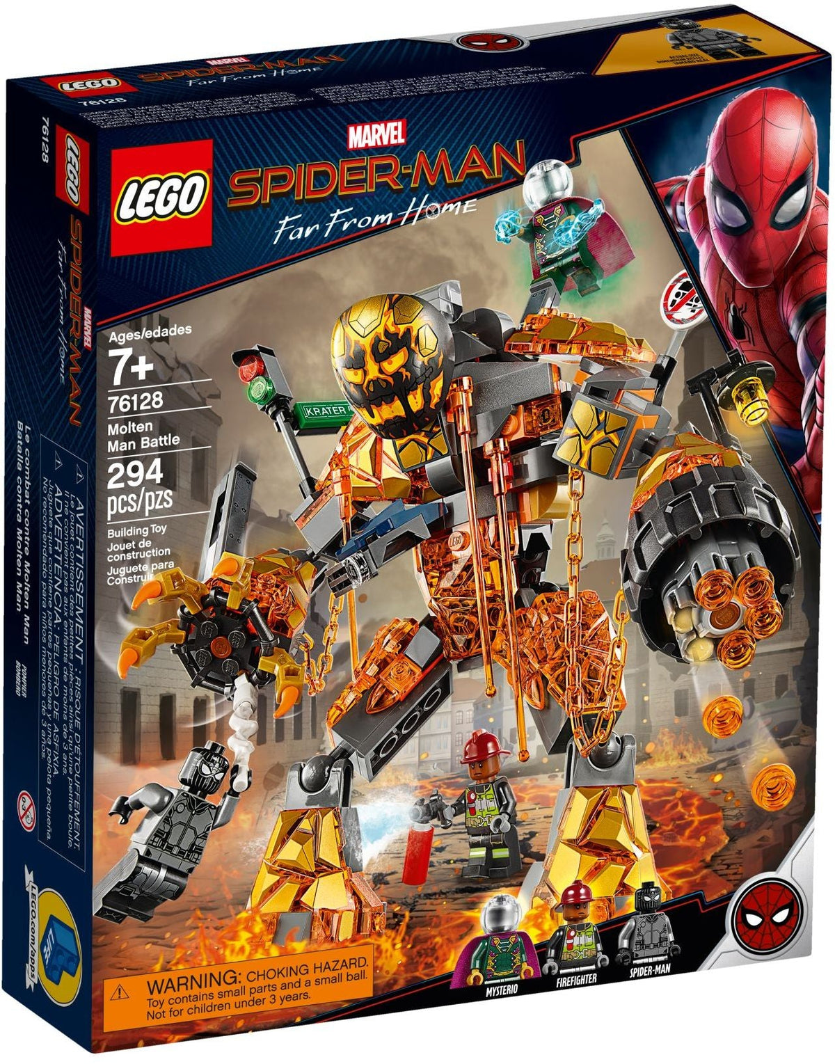 LEGO 76128 Molten Man Battle – Like New | Grade A