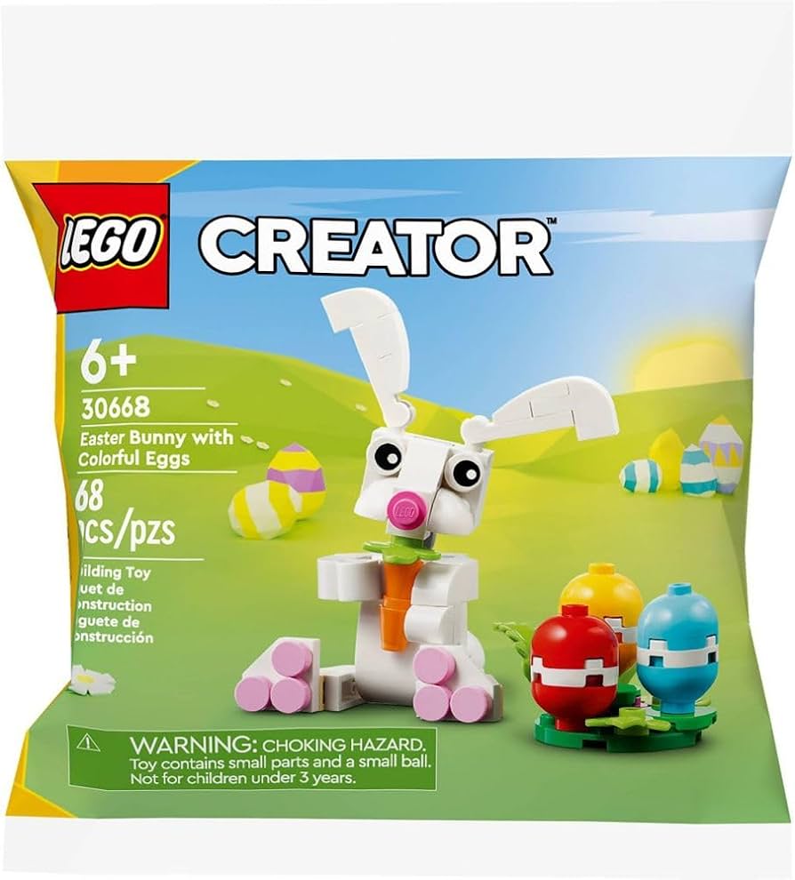 LEGO 30668 Le lapin de Pâques et ses œufs colorés – Comme neuf | Grade A