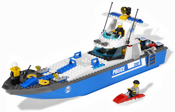 LEGO 7287 Le bateau de police – Occasion | Grade A