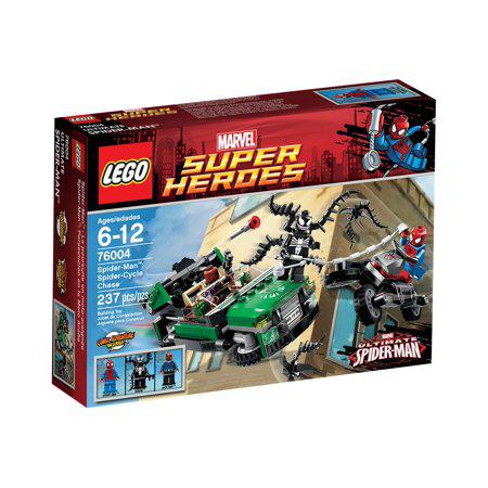 LEGO 76004 Spider-Man: Spider-Cycle Chase – Imperfect Box | Grade A