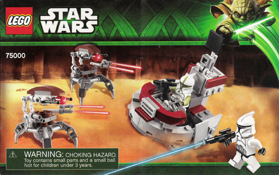 LEGO 75000 Clone Troopers vs. Droidekas – Used | Grade A