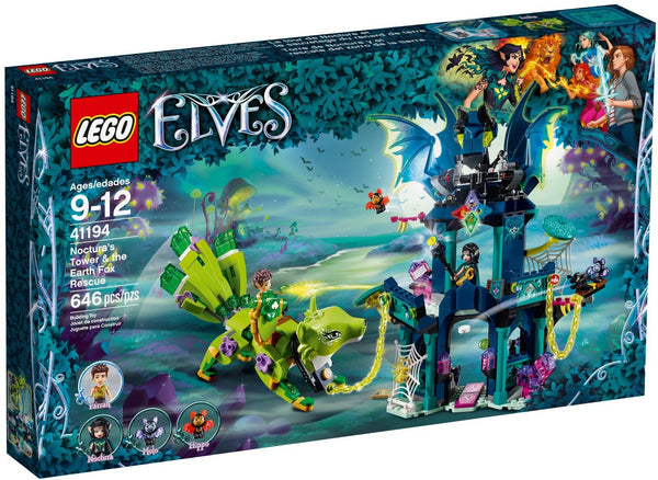 LEGO 41194 Noctura's Tower & the Earth Fox Rescue – Like New | Grade A