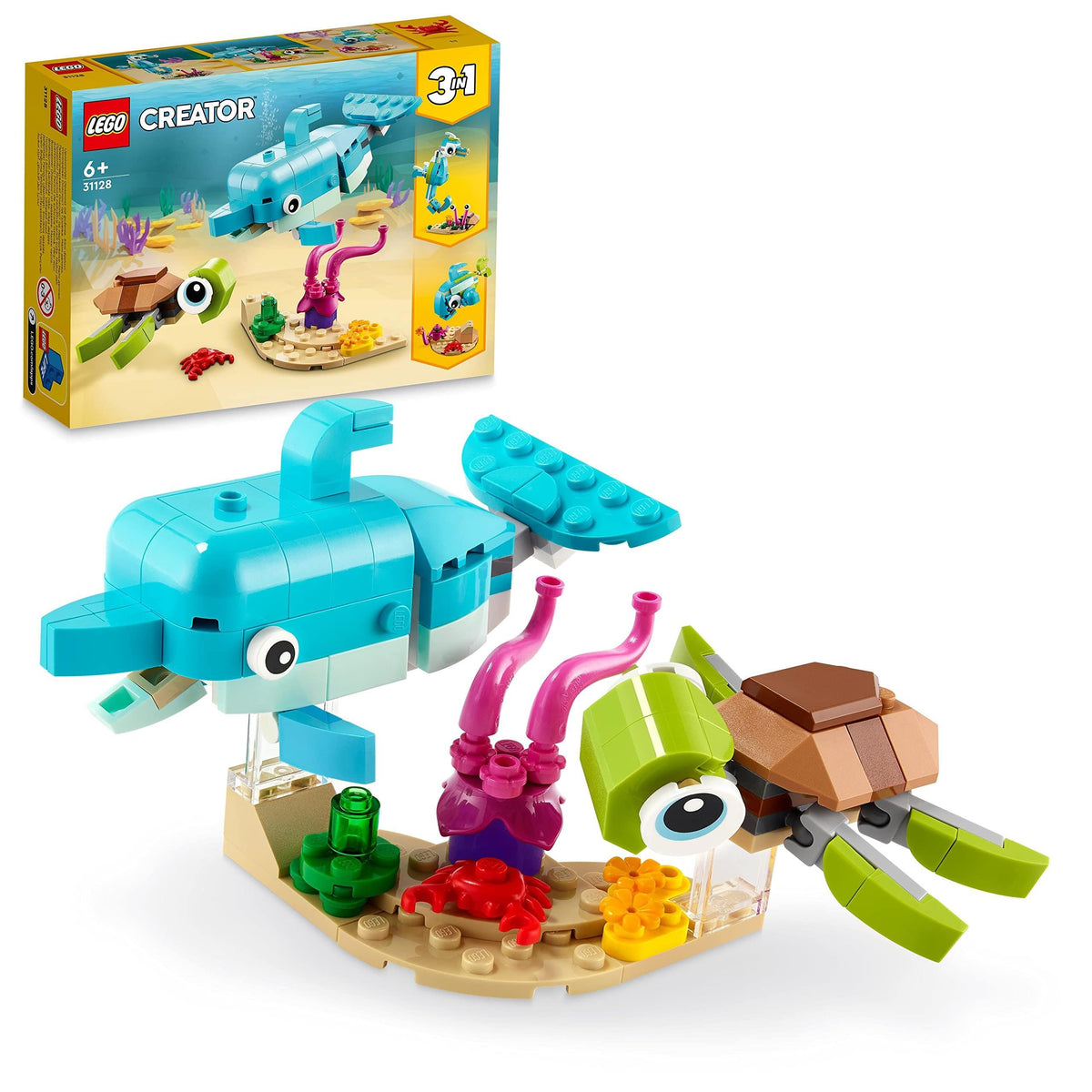 LEGO 31128 Dolphin and Turtle – Used | Grade A