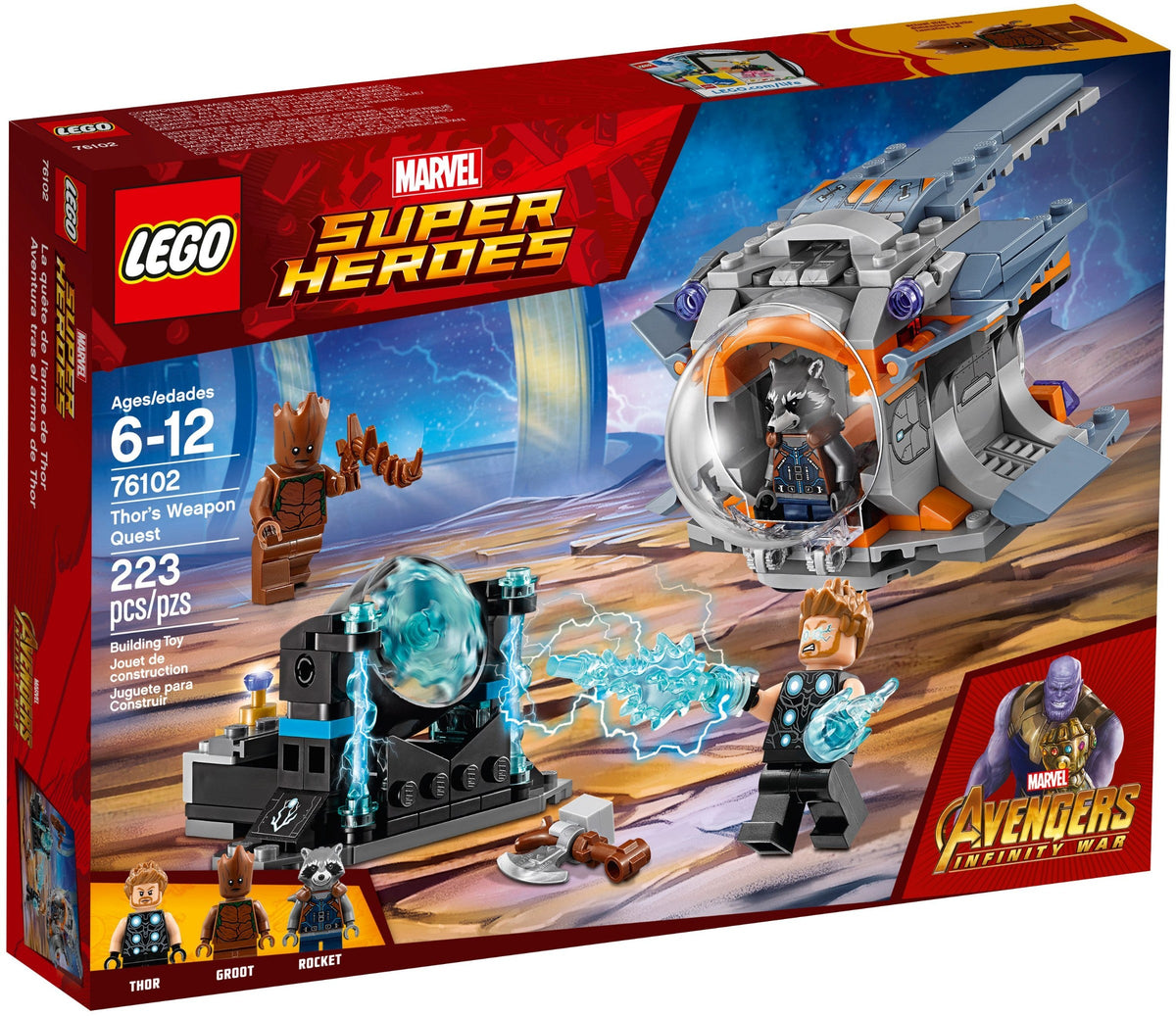 LEGO 76102 La quête de l'arme de Thor – Comme neuf | Grade A