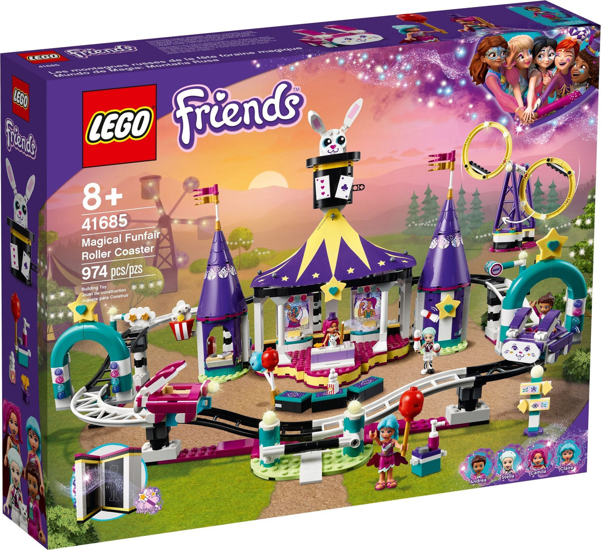 LEGO 41685 Magical Funfair Roller Coaster – Like New | Grade A