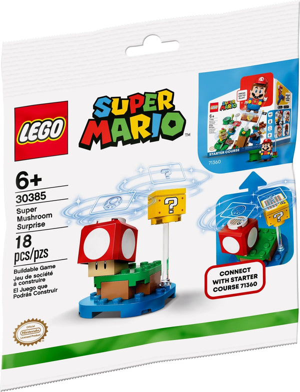 LEGO 30385 Super Mushroom Surprise Expansion Set – Like New | Grade A