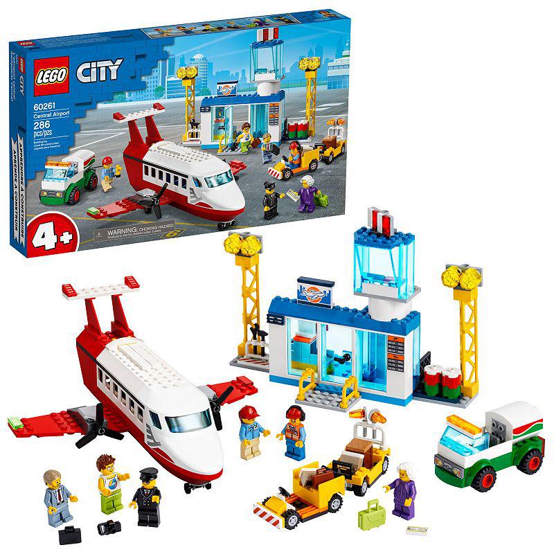 LEGO 60261 L'aéroport central – Boîte abîmée | Grade A