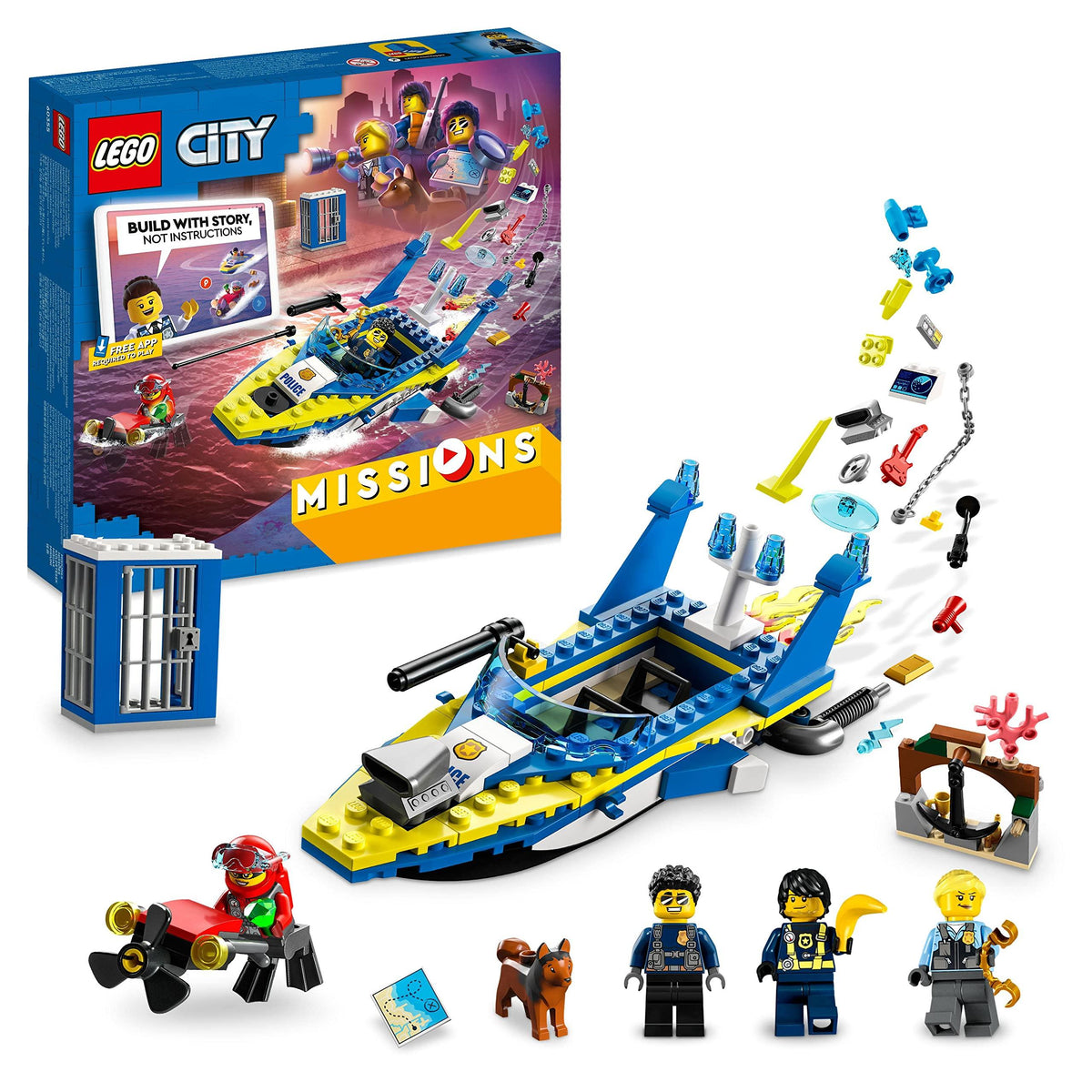 LEGO 60355 Water Police Detective Missions – Like New | Grade A