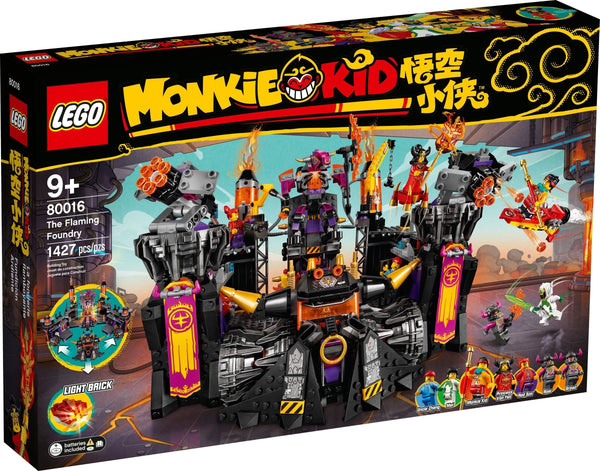 LEGO 80016 The Flaming Foundry – Like New | Grade A