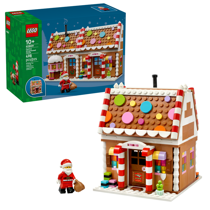 LEGO 40809 Festive Gingerbread House – Like New | Grade A